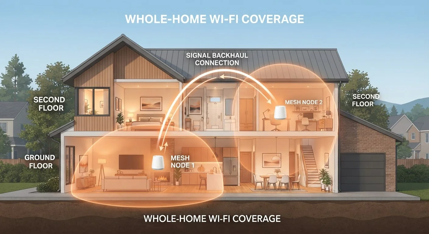 Mesh Networks vs Traditional Routers: Covering a Larger Home Without Dead Zones