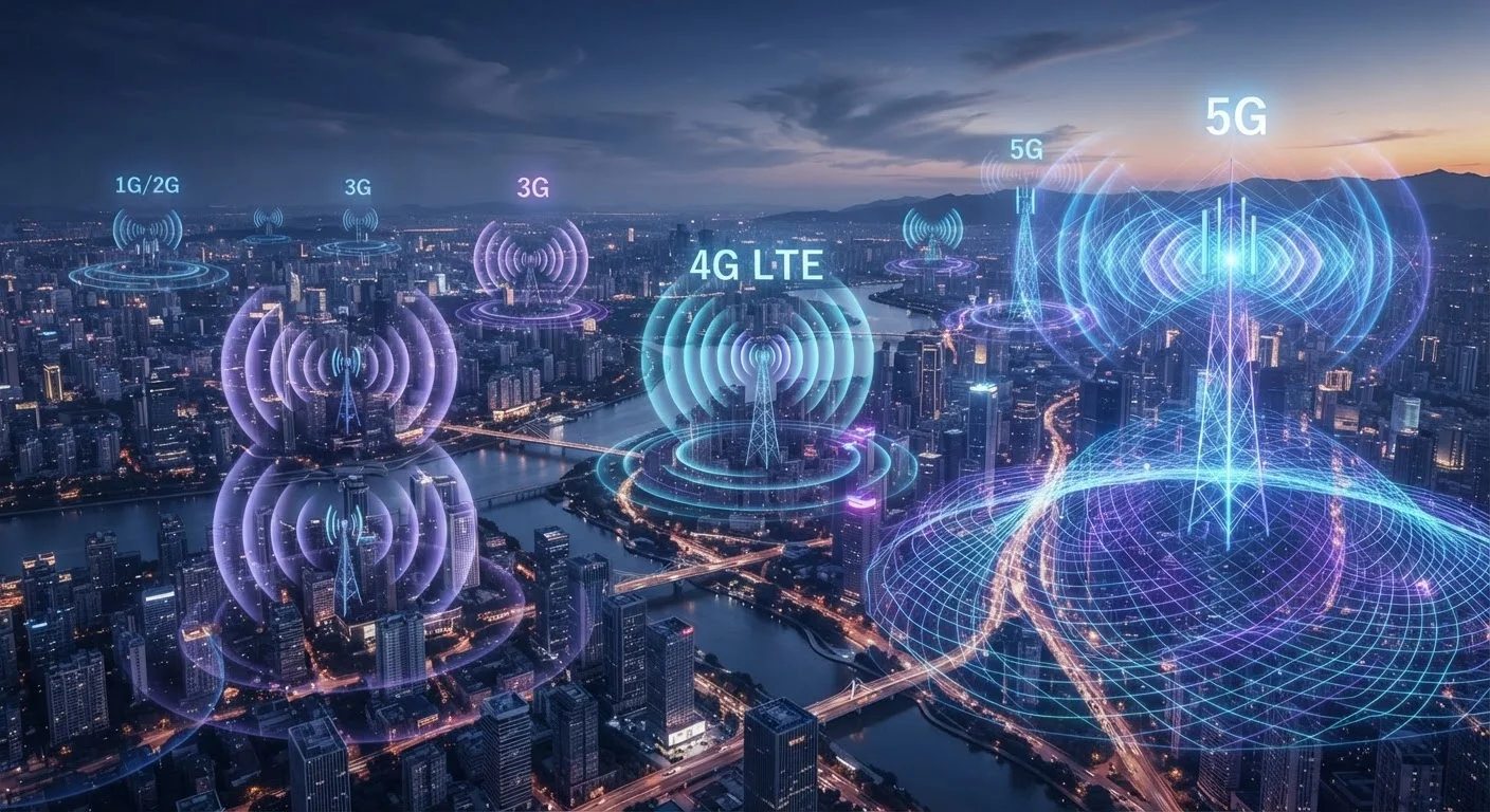 Mobile Data Technologies From 3G to 5G: What Each Generation Actually Changed