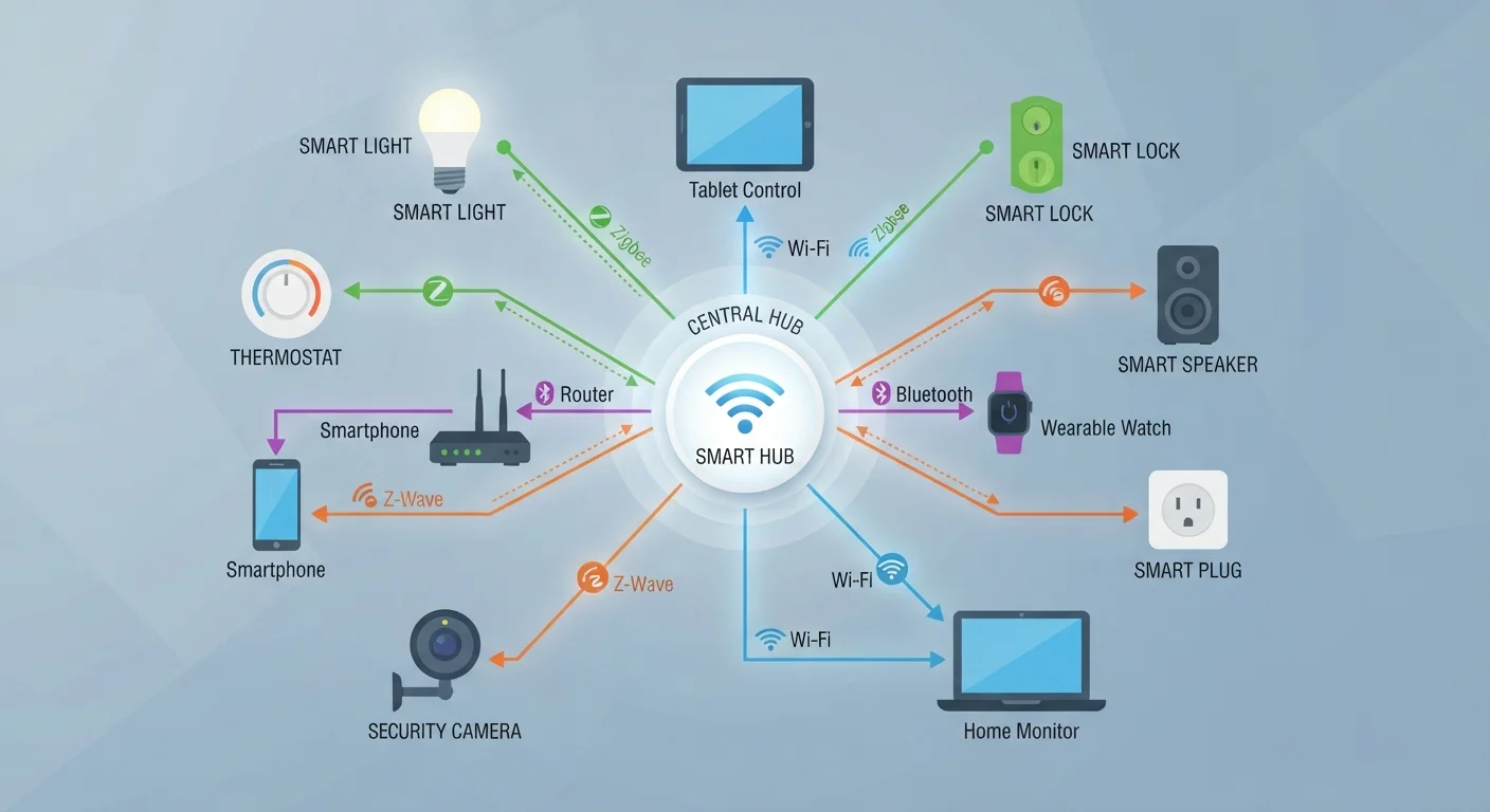 Smart Home Hubs, Bridges, and Protocols: How Your Connected Devices Talk to Each Other