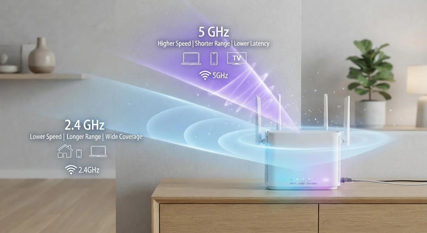 Wi-Fi Bands Demystified: What 2.4 GHz and 5 GHz Actually Mean for Your Devices